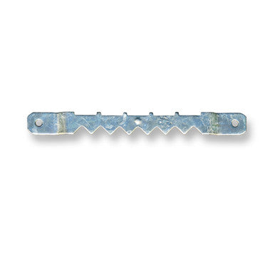3" Sawtooth Hanger, Silver - With Nails