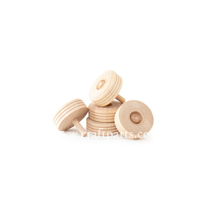1-1/2" Treaded Wheel