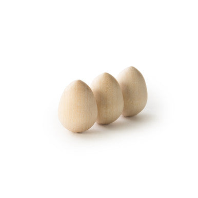 7/8" Wooden Wren Egg