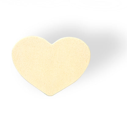 4-1/2" Wood Heart Cutout