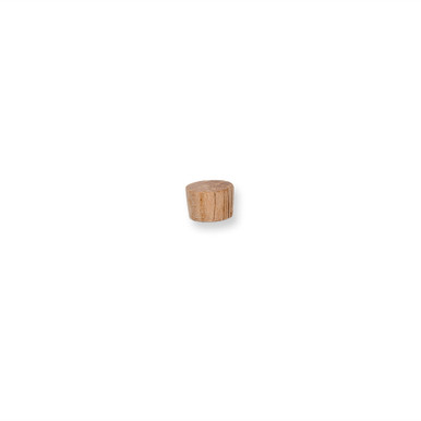 3/8" Oak Flat Head Plug