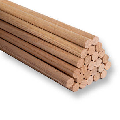 5/8" x 36" Oak Wood Dowel