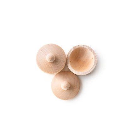 1-7/16" Wooden Trinket Box / Bucket