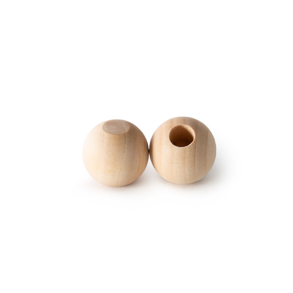 3/4" Wood Ball Dowel Cap