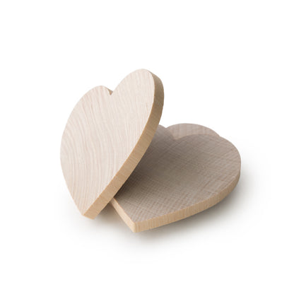 3" Wood Heart