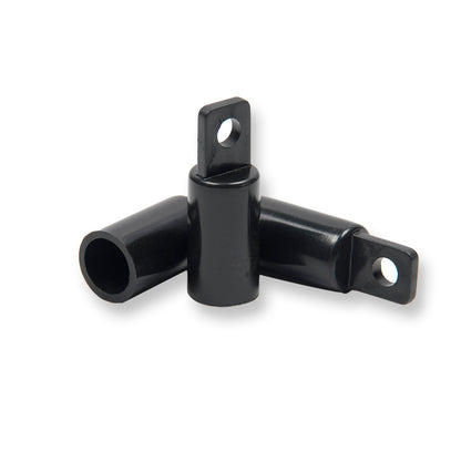 3/8" Plastic Dowel End Cap, Black