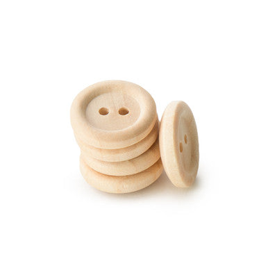 5/8" Wood Craft Button