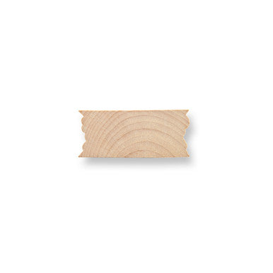 1-1/4" Wood Miniature Decorative Banner Cutout