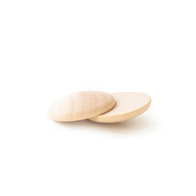 1-1/2" Wood Domed Disc