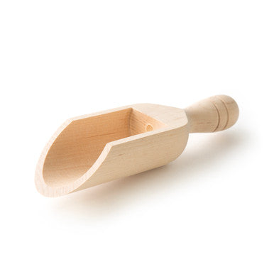 8" Round Wood Scoop