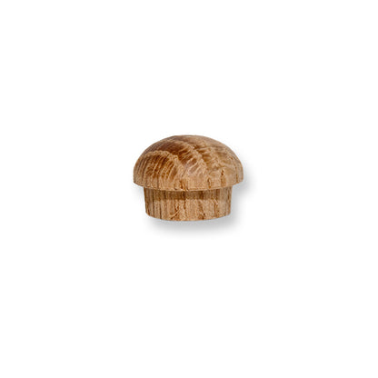 1/2" Oak Mushroom Button Plug