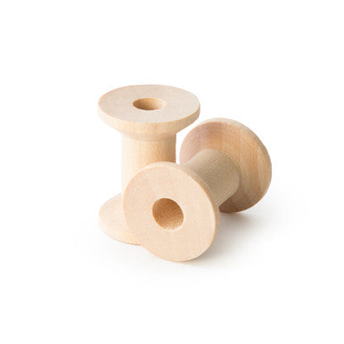 1-1/8" Wooden Hourglass Spool