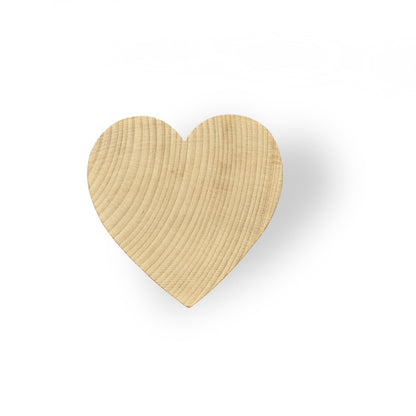 1-3/4" Wood Heart