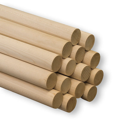 1-1/4" x 36" Maple Wood Dowel