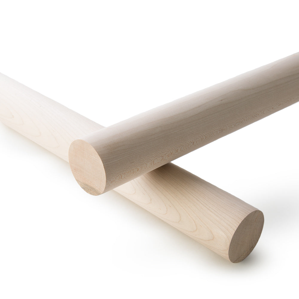 1-3/4" x 36" Maple Wood Dowel