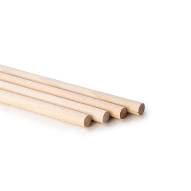 1/4" x 12" Wood Dowel
