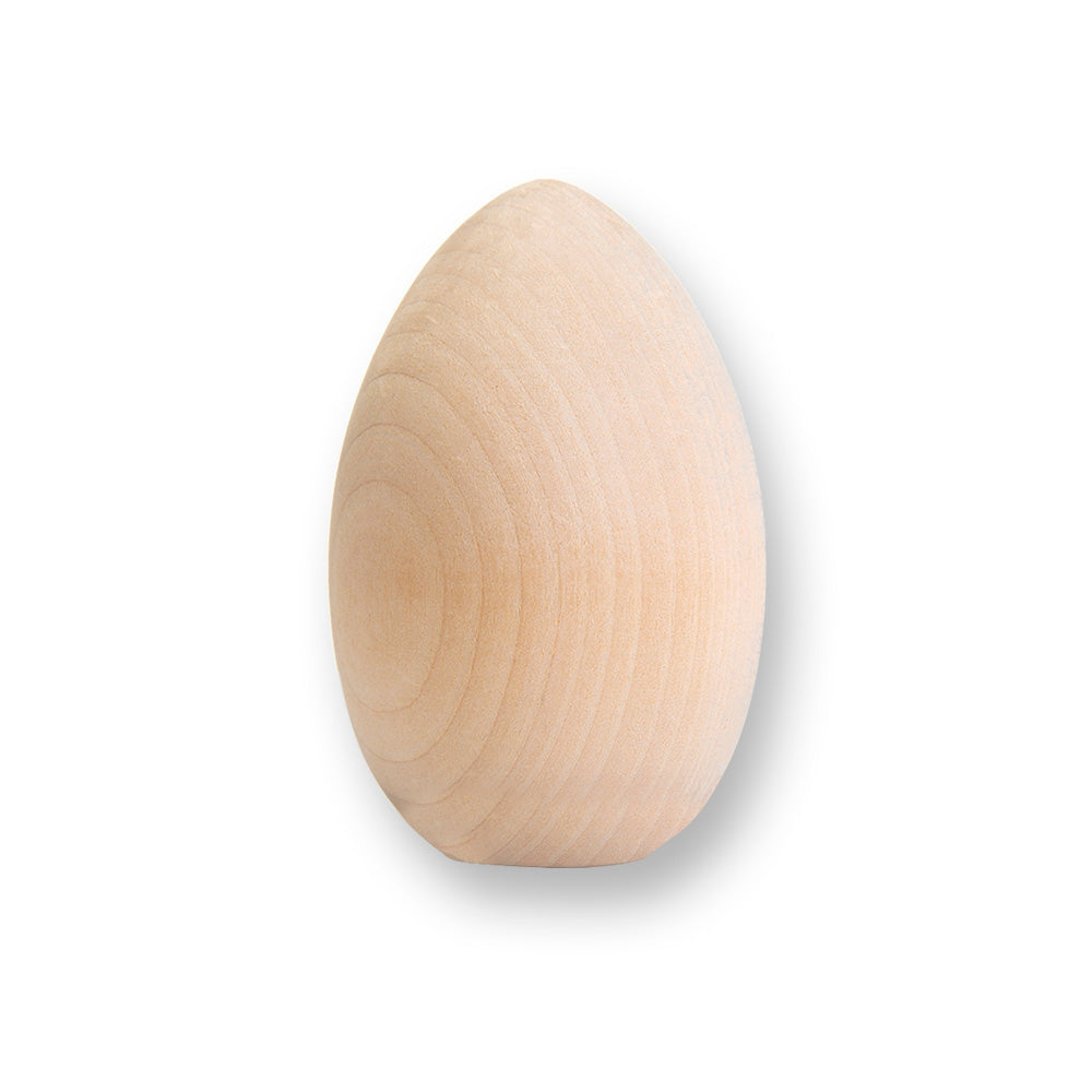 3-1/4" Wooden Small Goose Egg