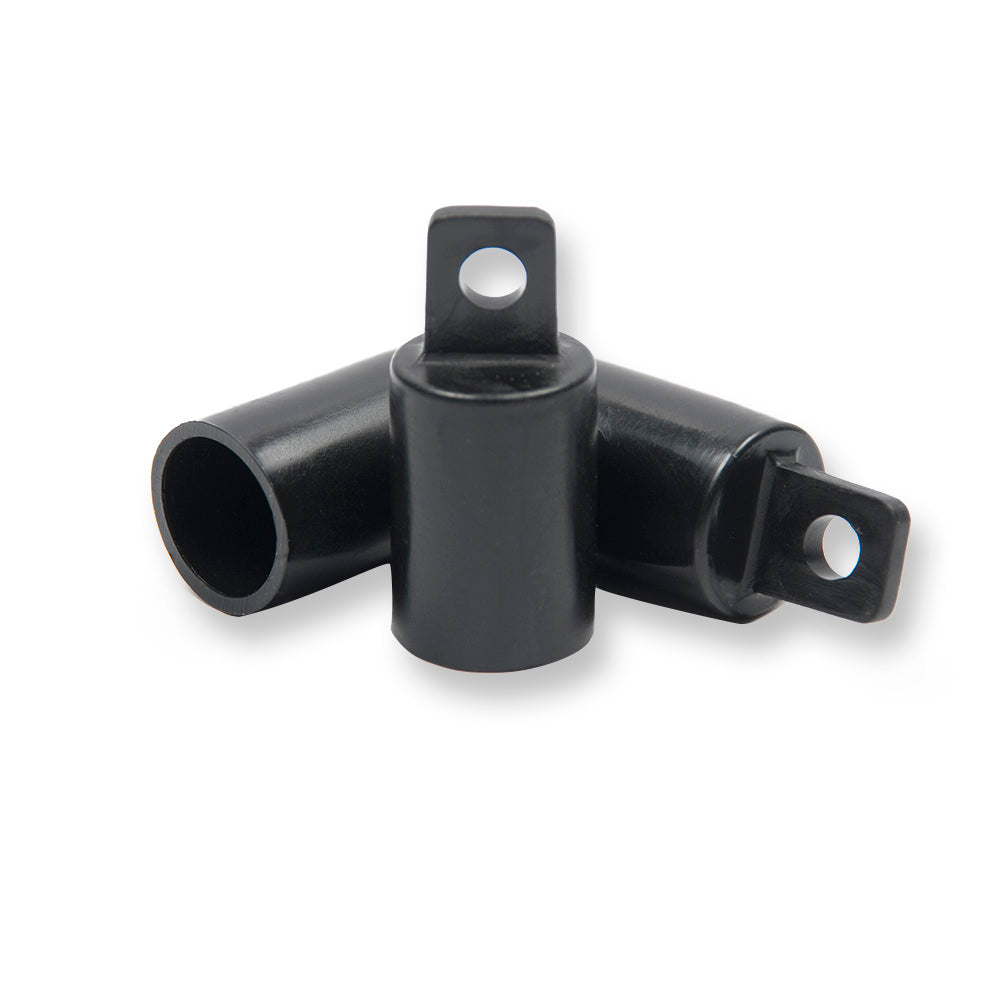 1/2" Plastic Dowel End Cap, Black