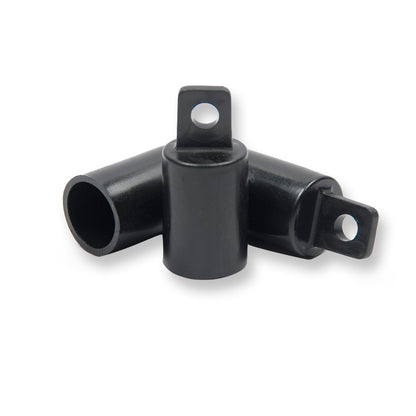 1/2" Plastic Dowel End Cap, Black