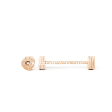 1" Treaded Wheel