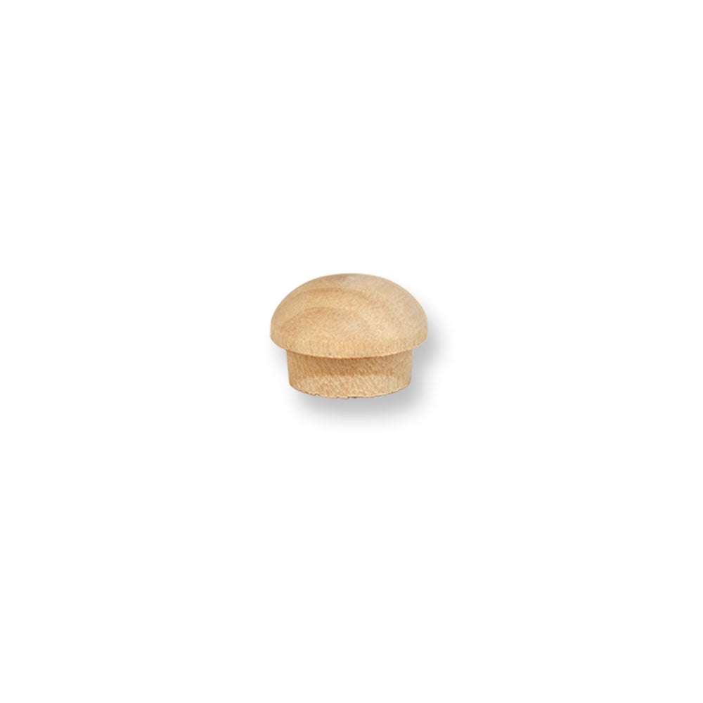1/2" Maple Mushroom Button Plug