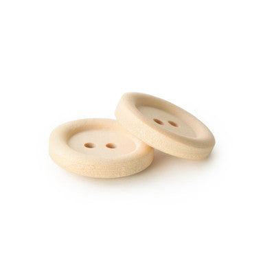 3/4" Wooden Craft Button