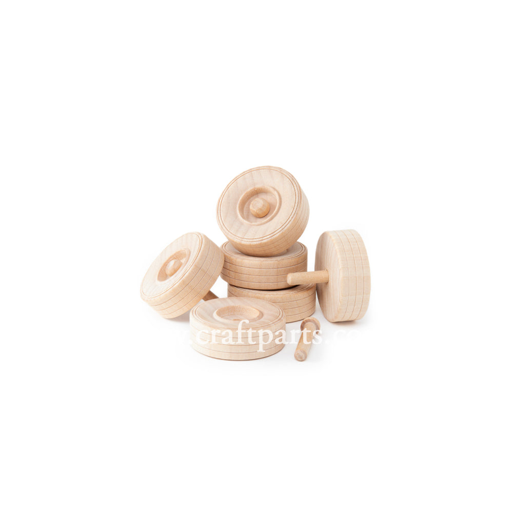 1-3/4" Treaded Wheel