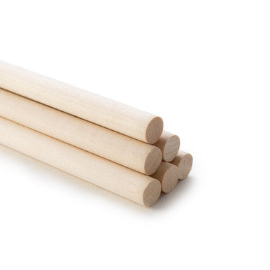1/2" x 36" Wood Dowel