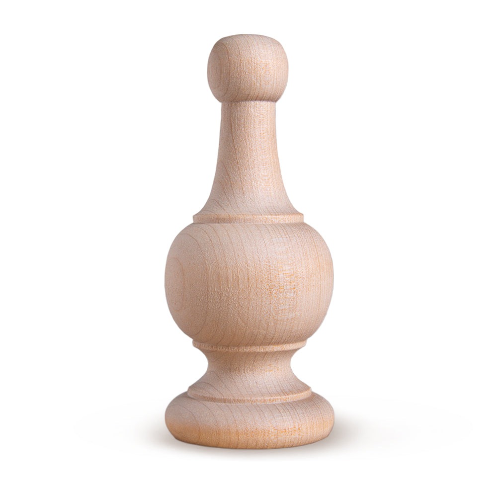 4-1/2" Wood Finial