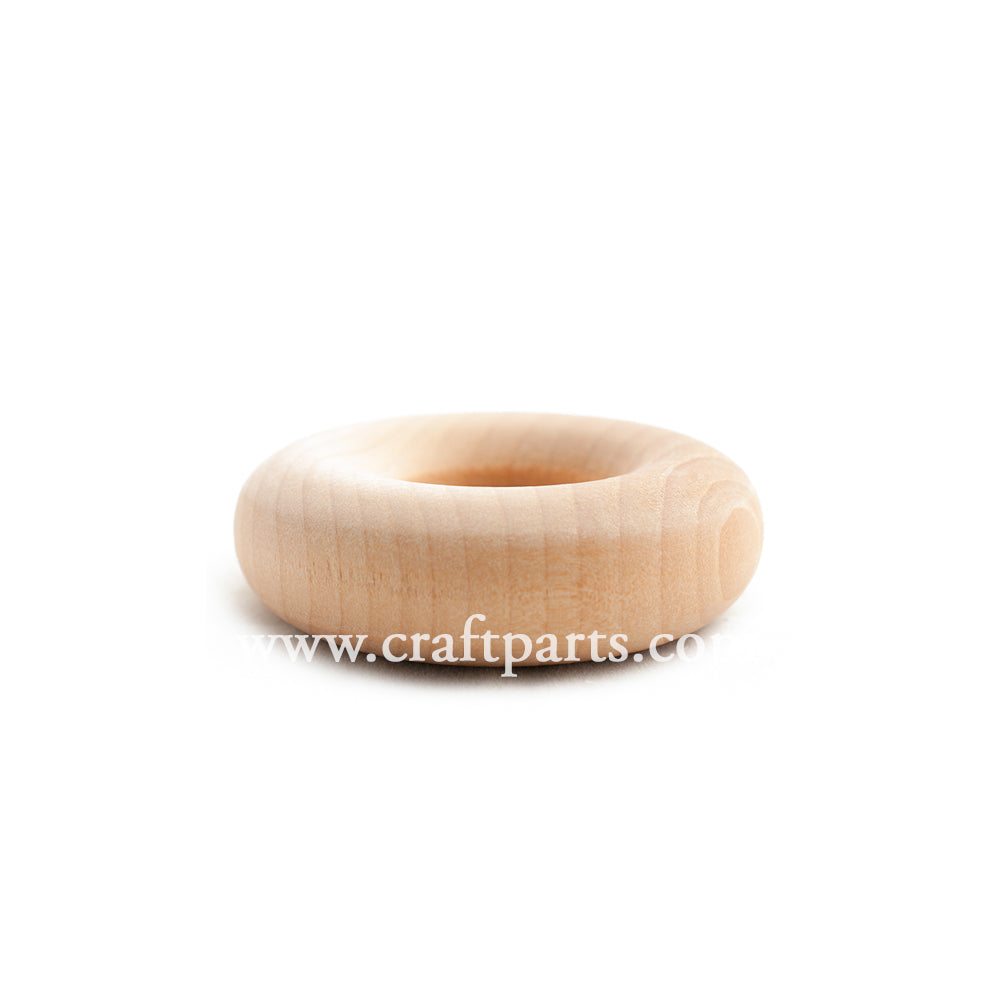2" Recessed Hub Wooden Wheel