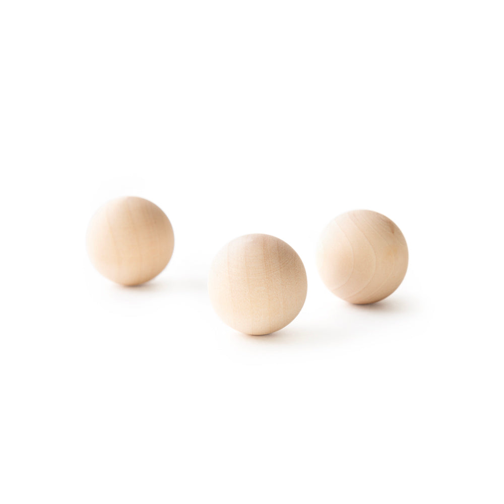 3/4" Wood Ball