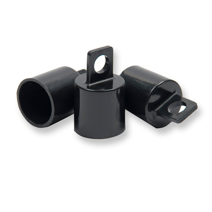 3/4" Plastic Dowel End Cap, Black