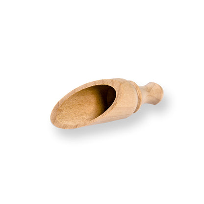 3-1/2" Round Wood Scoop